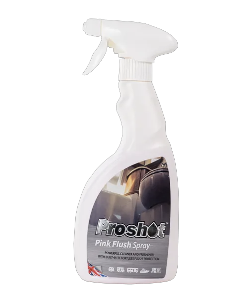 Flush Spray here we tow - The Best Caravan and Motorhome Toilet and Cleaning Products
