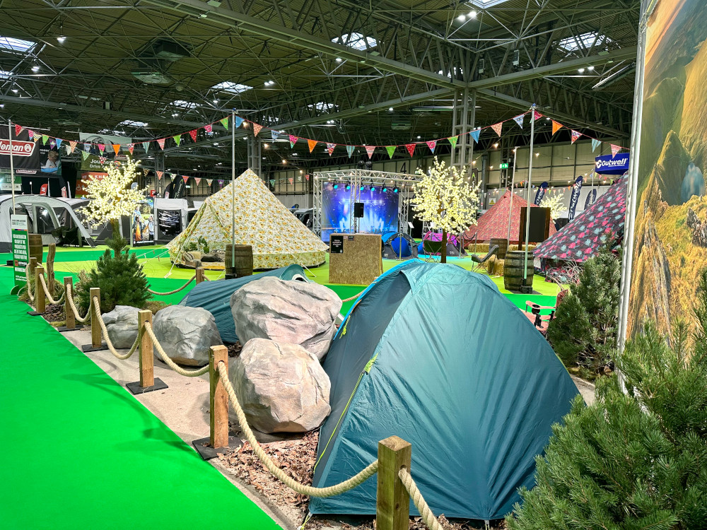tents at the CCM show 2023